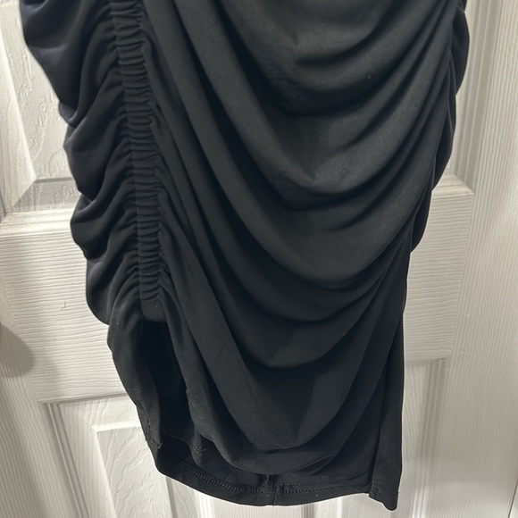 Curve Hugging Black Torrid Dress - Picture 4 of 4